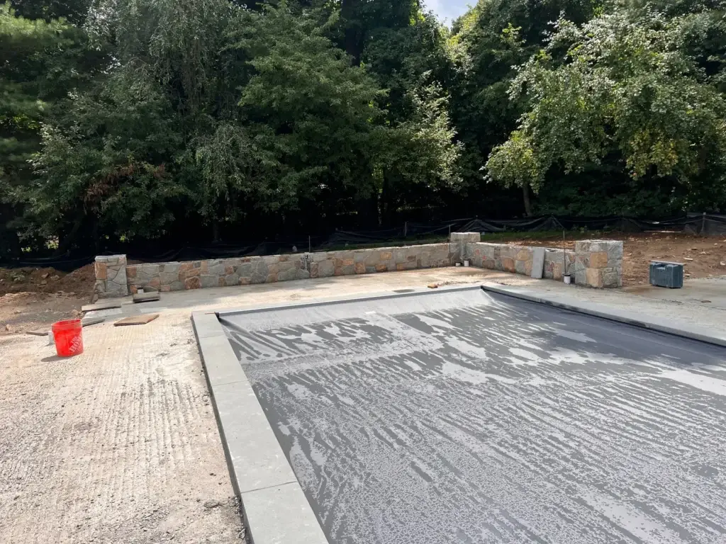 Yard drainage and grading in Fairfield County, CT by Creative Minds Landscaping