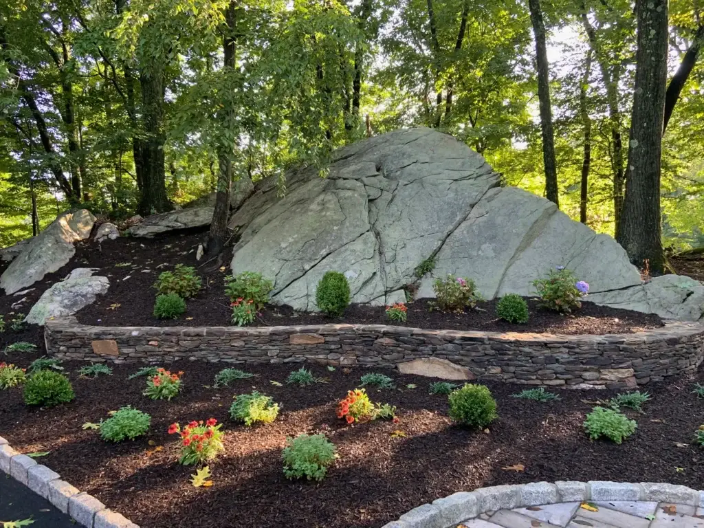 Paver patio installation in Fairfield County, CT by Creative Minds Landscaping