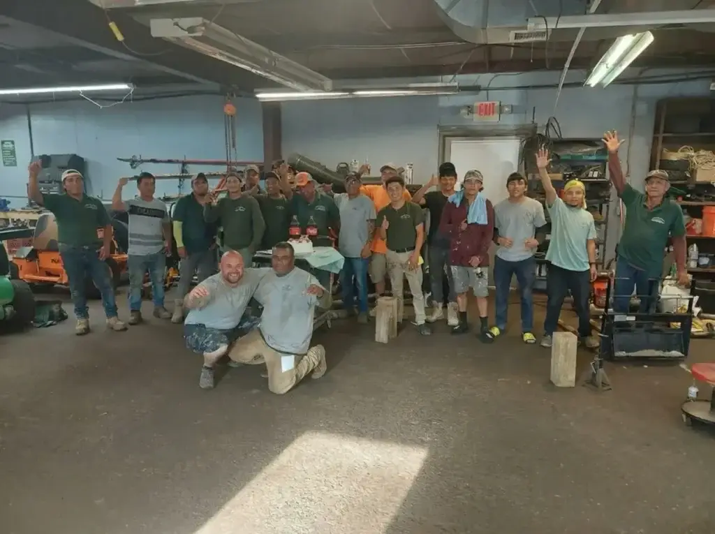 Creative Minds Landscaping Crew Team New Milford Ct - Creative Minds Landscaping LLC - Creative Minds Landscaping LLC The Creative Minds Landscaping crew at our shop in New Milford, CT
